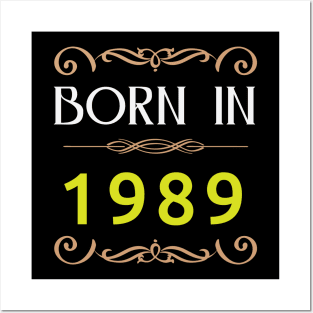 Born in 1989 Made in 80s Posters and Art